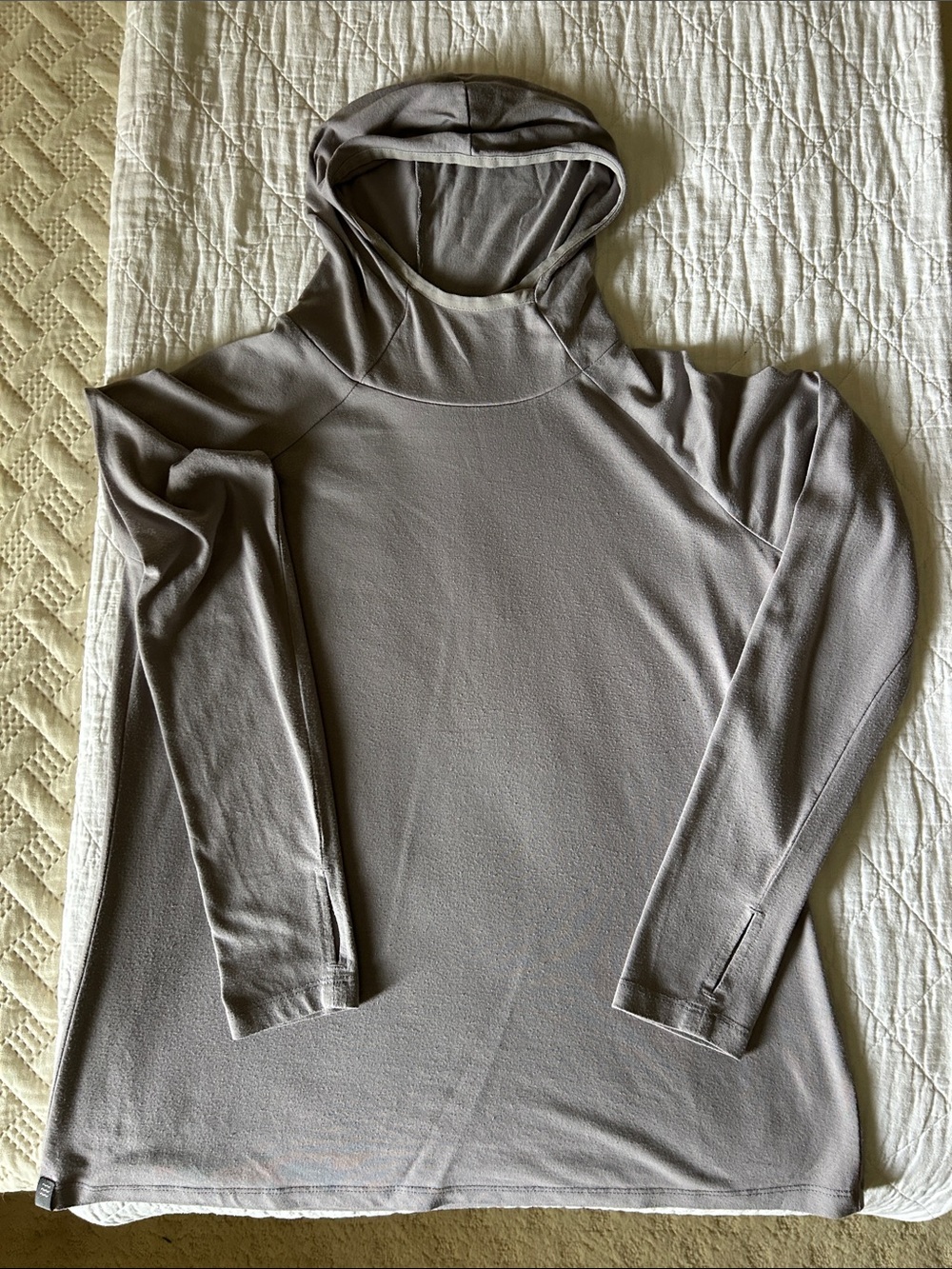 Light Gray Women's Hooded Sun Protector